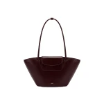 JW PEI Corinne Pocket Tote Bag in Deep Burgundy