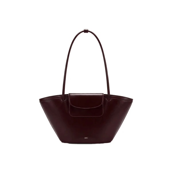 JW PEI Corinne Pocket Tote Bag in Deep Burgundy