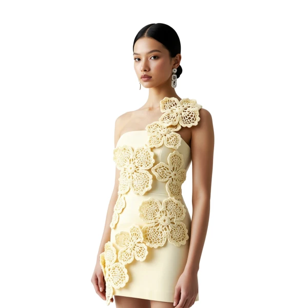JW PEI Yellow mini dress