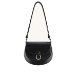 JW PEI Diana Ring Flap Saddle Bag in Black