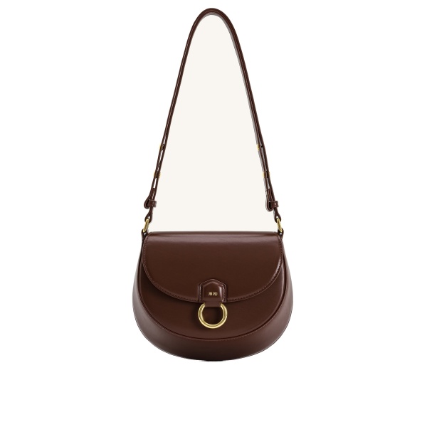 JW PEI Diana Ring Flap Saddle Bag in Brown