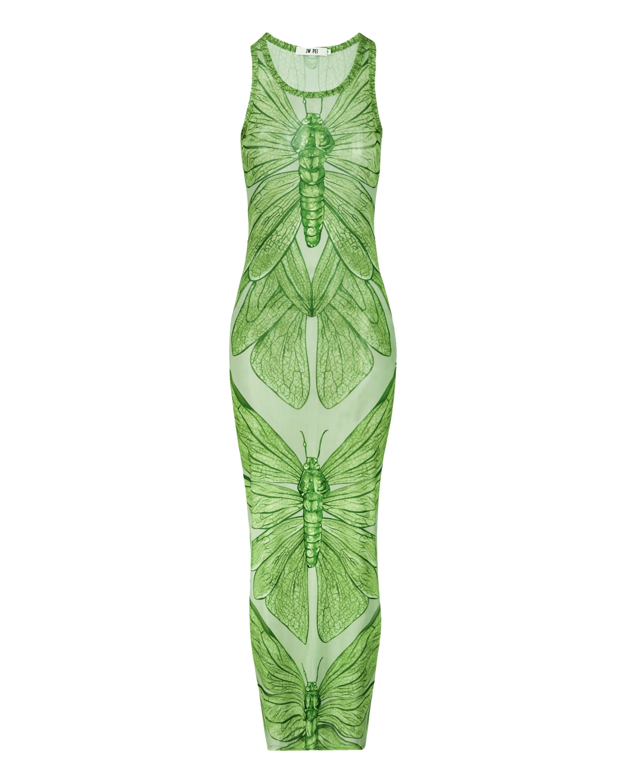 JW PEI dress | Los Angeles Vegan Fashion Dresses | Luxury Shoes JW PEI Dragonfly Axis Tank Mesh Dress