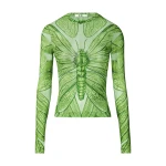 JW PEI Dragonfly Vein Sheer Top