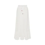 JW PEI Drawstring Chiffon Maxi Skirt