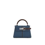 JW PEI Elise Top Handle Bag in Blue Denim