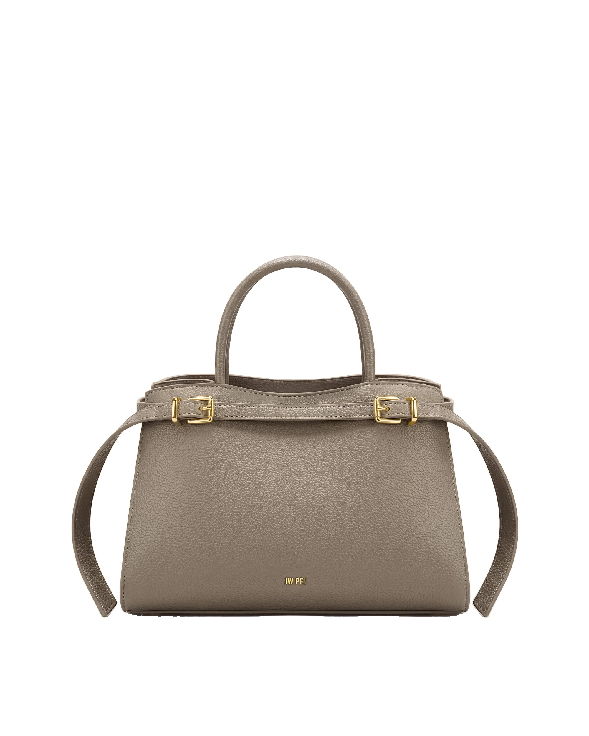 JW PEI Ella Structured Tote in Taupe | Totes & Top-Handle Bags | Luxury Shoes JW PEI Ella Structured Tote in Taupe