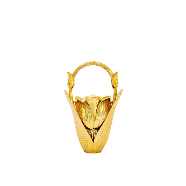 JW PEI Ella Tulip Vase Top Handle Bag in Gold