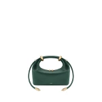 JW PEI Ellie Metal Ring Embellished Top Handle Bag in Forest Green
