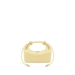 JW PEI Ellie Metal Ring Embellished Top Handle Bag in Lemon Yellow