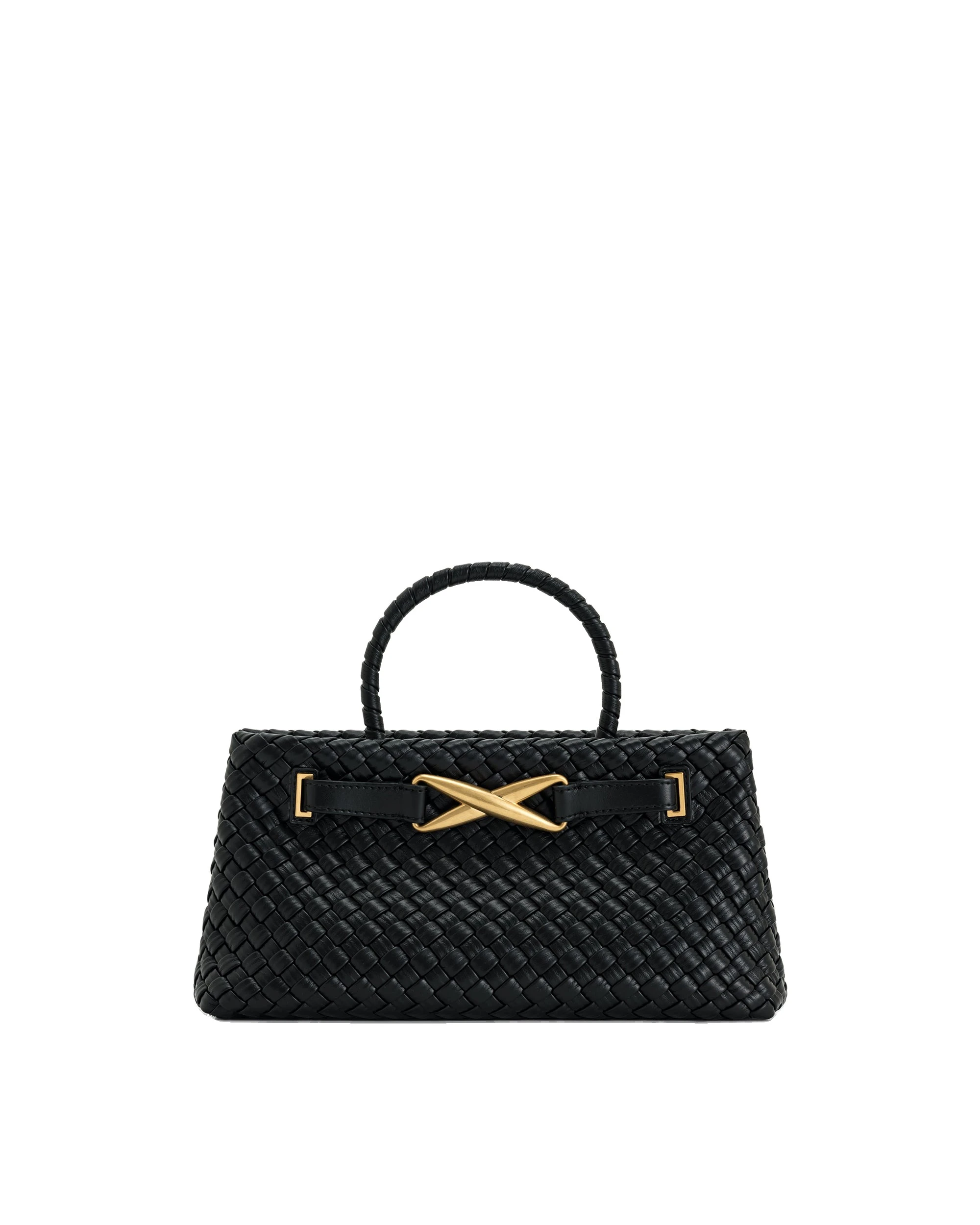JW PEI Elora Woven Tote Bag in Black | Totes & Top-Handle Bags | Luxury Shoes JW PEI Elora Woven Tote Bag in Black
