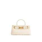 JW PEI Elora Woven Tote Bag in White