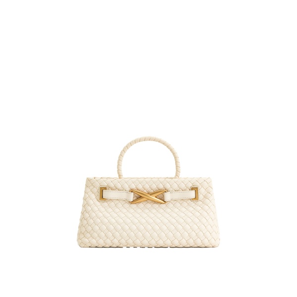 JW PEI Elora Woven Tote Bag in White