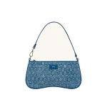 JW PEI Eva Shoulder Handbag in Blue Denim Weave