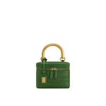 JW PEI Evelyn Quilted Box Top Handle Bag in Green