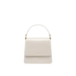 JW PEI FAE Top Handle Crossbody in Ivory Croc