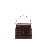 JW PEI FAE Top Handle Crossbody in Nutella Croc