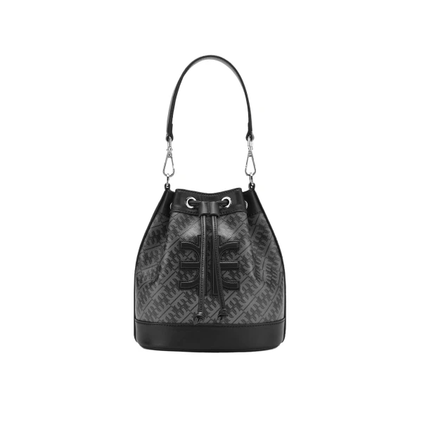 JW PEI FEI Bucket Bag in Iron Black
