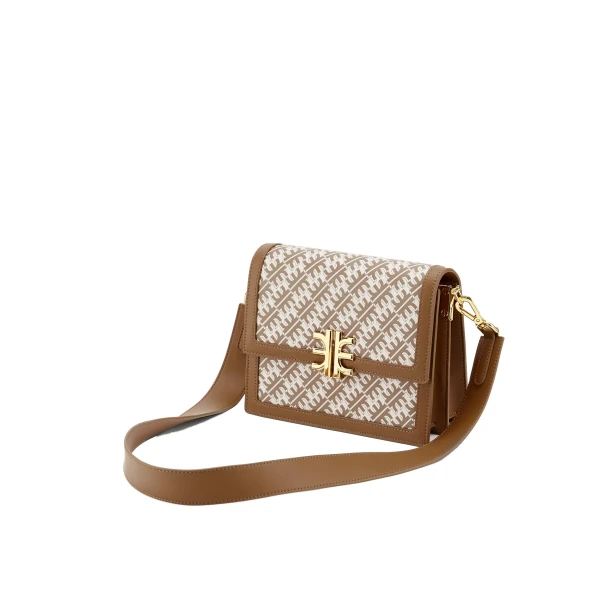 JW PEI FEI Mini Flap Crossbody in Brown