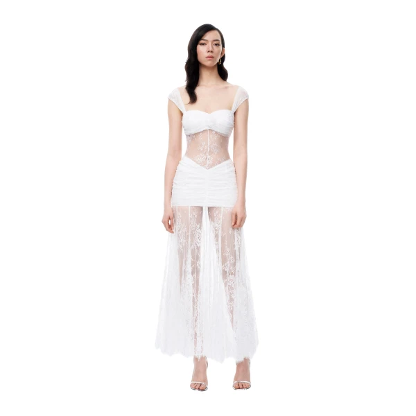 JW PEI Fiorentina 3D Floral Lace Dress