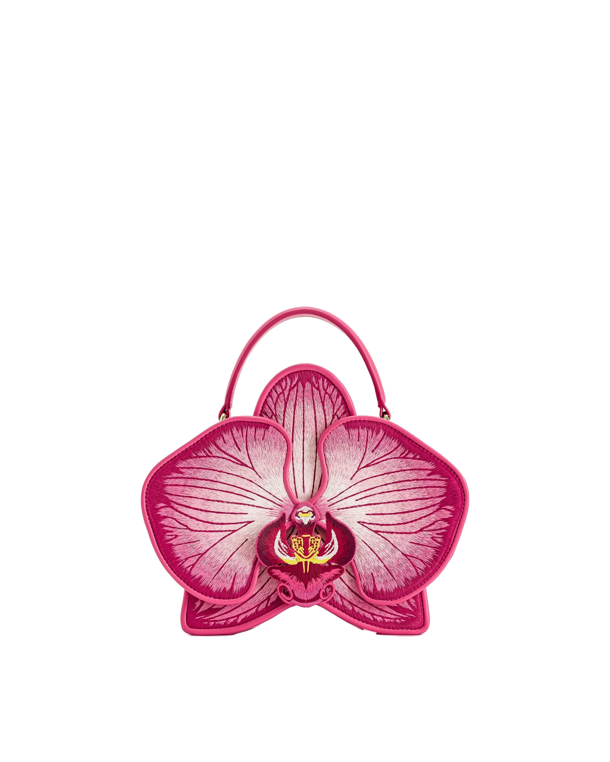 JW PEI Flora Orchid Shaped Top Handle Bag in Pink | Totes & Top-Handle Bags | Luxury Shoes JW PEI Flora Orchid Shaped Top Handle Bag in Pink