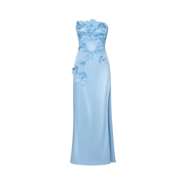 JW PEI Floral Embroidered Long Dress