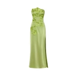 JW PEI Floral Embroidered Long Dress