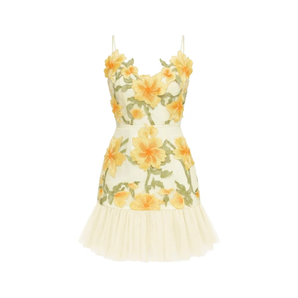JW PEI Yellow mini dress