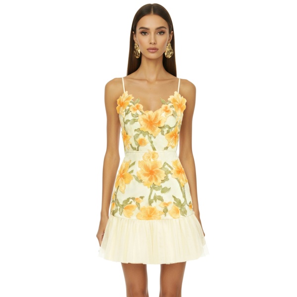 JW PEI Floral Sling Mini Dress