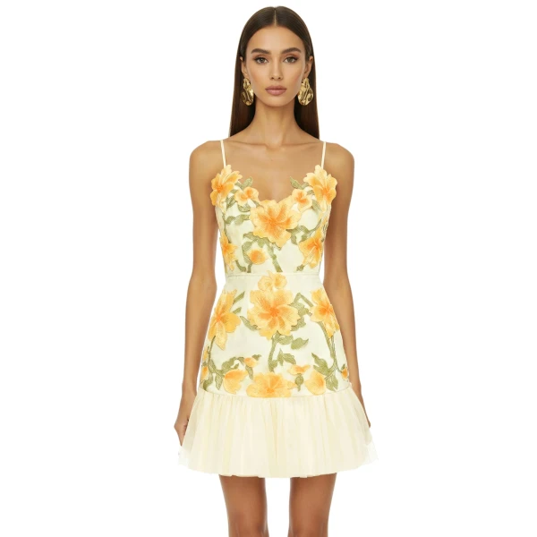 JW PEI Floral Sling Mini Dress