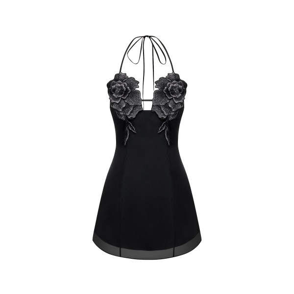 JW PEI Flower Embroidered Mini Dress