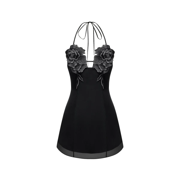 JW PEI Flower Embroidered Mini Dress