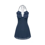 JW PEI Flower Embroidered Mini Dress