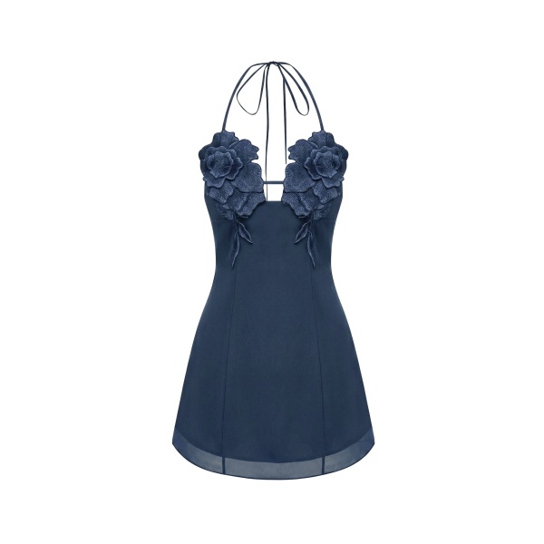 JW PEI Flower Embroidered Mini Dress