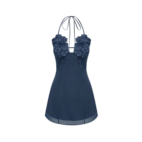 JW PEI Flower Embroidered Mini Dress