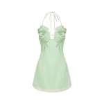 JW PEI Flower Embroidered Mini Dress