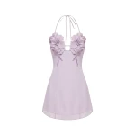JW PEI Flower Embroidered Mini Dress