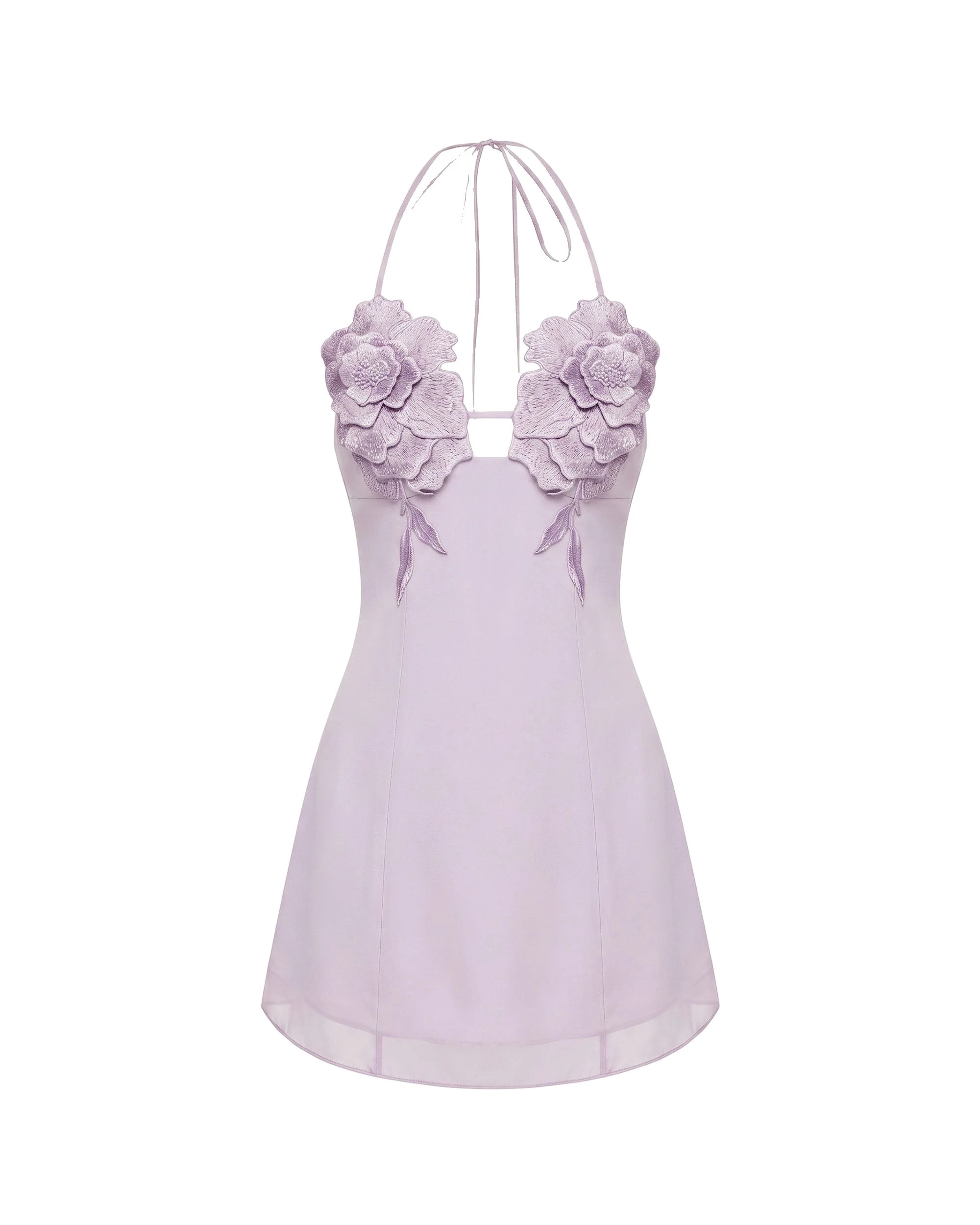 JW PEI mini dress | Los Angeles Vegan Fashion Dresses | Luxury Shoes JW PEI Flower Embroidered Mini Dress