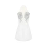 JW PEI Flower Embroidered Mini Dress