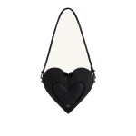 JW PEI Francisca Heart Shaped Crossbody Bag in Black