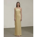 JW PEI Fringe One Shoulder Maxi Dress