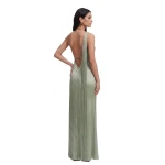 JW PEI Fringe One Shoulder Maxi Dress