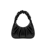 JW PEI Gabbi Ruched Hobo Handbag in Black