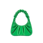 JW PEI Gabbi Ruched Hobo Handbag in Grass Green | Shoulder & Crossbody Bags | Luxury Shoes JW PEI Gabbi Ruched Hobo Handbag in Grass Green