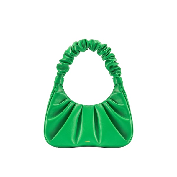 JW PEI Gabbi Ruched Hobo Handbag in Grass Green