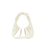 JW PEI Gabbi Ruched Hobo Handbag in White