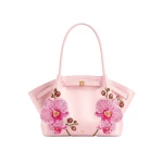 JW PEI Hana Large Orchid Embroidered Tote Bag in Pink