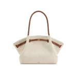 JW PEI Hana Large Tote Bag in Brown Canvas