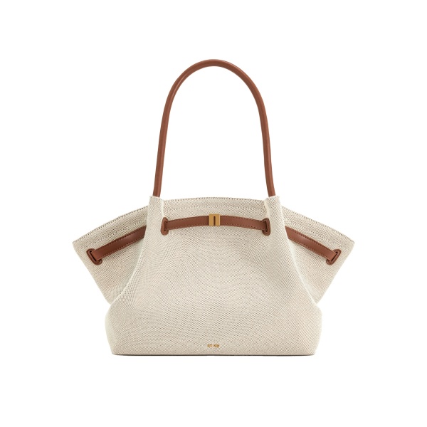 JW PEI Hana Large Tote Bag in Brown Canvas