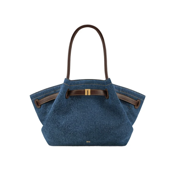 JW PEI Hana Large Tote Bag in Dark Blue Denim
