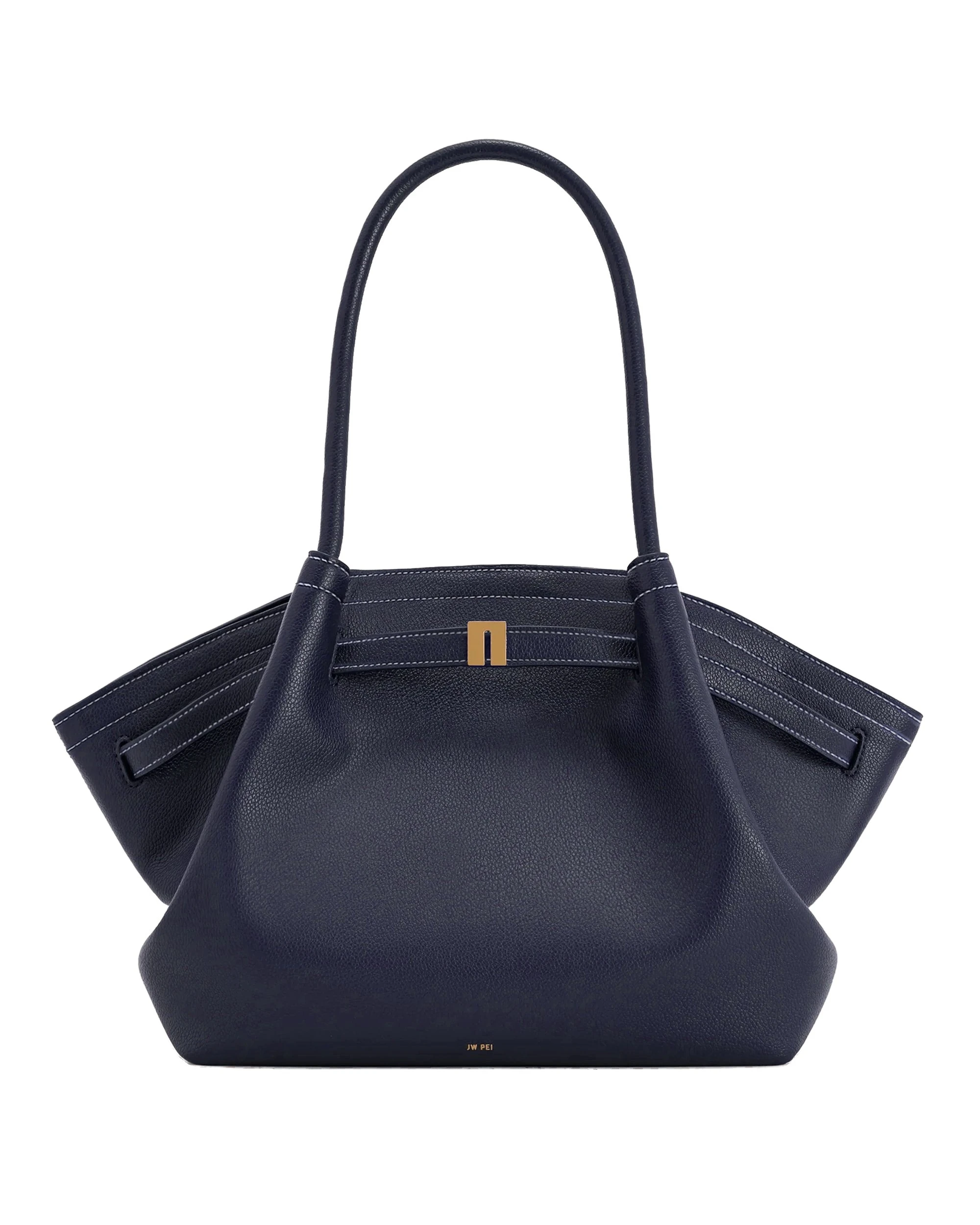 JW PEI Hana Large Tote Bag in Navy | Totes & Top-Handle Bags | Luxury Shoes JW PEI Hana Large Tote Bag in Navy